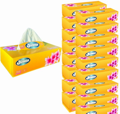 Chusteczki uniwersalne box 150 szt. SŁONIK JUMBO SMART 2W - 18 op. Chusteczki uniwersalne box 150 szt. SŁONIK JUMBO SMART 2W - 18 op.