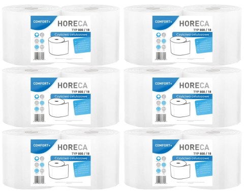 Czyściwo papierowe 2R HORECA COMFORT+ typ 800/18 2W - 12 Rolek Czyściwo papierowe 2R HORECA COMFORT+ typ 800/18 2W - 12 Rolek