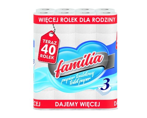 Papier toaletowy 40R FAMILIA 3W - 120 Rolek Papier toaletowy 40R FAMILIA 3W - 120 Rolek