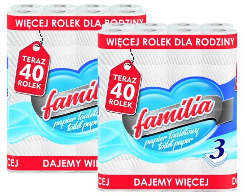Papier toaletowy 40R FAMILIA 3W - 80 Rolek Papier toaletowy 40R FAMILIA 3W - 80 Rolek