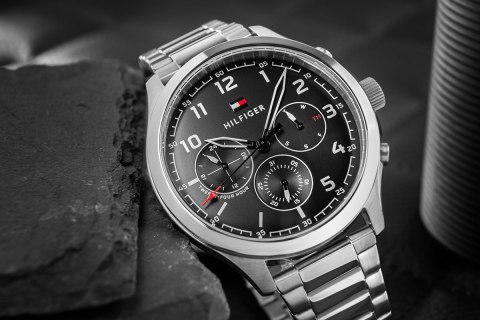 Zegarek Męski Tommy Hilfiger Asher 1791852 + BOX Tommy Hilfiger Zegarek Męski Tommy Hilfiger Asher 1791852 + BOX Tommy Hilfiger