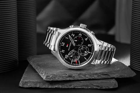 Zegarek Męski Tommy Hilfiger Asher 1791852 + BOX Tommy Hilfiger Zegarek Męski Tommy Hilfiger Asher 1791852 + BOX Tommy Hilfiger