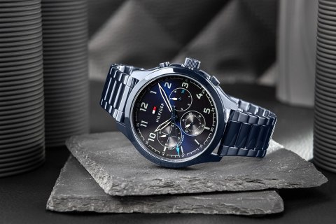 Zegarek Męski Tommy Hilfiger Asher 1791853 + BOX Tommy Hilfiger Zegarek Męski Tommy Hilfiger Asher 1791853 + BOX Tommy Hilfiger