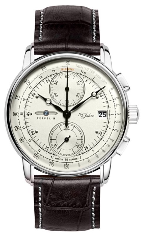 Zegarek Męski Zeppelin 100 Yahre Chronograph 8670-1 + BOX Zeppelin Zegarek Męski Zeppelin 100 Yahre Chronograph 8670-1 + BOX Zeppelin