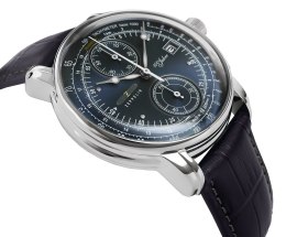 Zegarek Męski Zeppelin 100 Yahre Chronograph 8670-3 + BOX Zeppelin