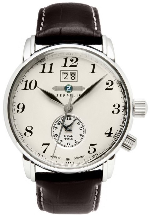 Zegarek Męski Zeppelin LZ127 Graf Zeppelin Dual Time 7644-5 + BOX Zeppelin Zegarek Męski Zeppelin LZ127 Graf Zeppelin Dual Time 7644-5 + BOX Zeppelin