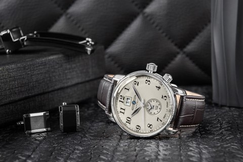Zegarek Męski Zeppelin LZ127 Graf Zeppelin Dual Time 7644-5 + BOX Zeppelin Zegarek Męski Zeppelin LZ127 Graf Zeppelin Dual Time 7644-5 + BOX Zeppelin