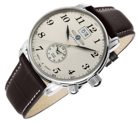 Zegarek Męski Zeppelin LZ127 Graf Zeppelin Dual Time 7644-5 + BOX Zeppelin Zegarek Męski Zeppelin LZ127 Graf Zeppelin Dual Time 7644-5 + BOX Zeppelin