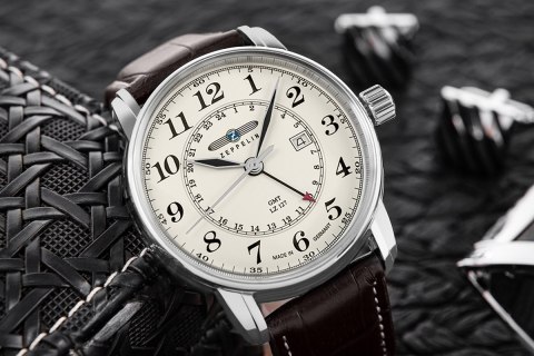 Zegarek Męski Zeppelin LZ127 Graf Zeppelin GMT 7642-5 + BOX Zeppelin Zegarek Męski Zeppelin LZ127 Graf Zeppelin GMT 7642-5 + BOX Zeppelin