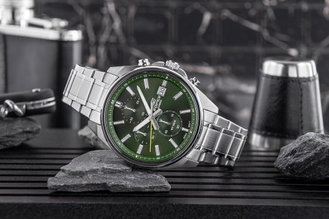 Zegarek Męski CASIO EDIFICE EFV-610D-3CVUEF + BOX CASIO Zegarek Męski CASIO EDIFICE EFV-610D-3CVUEF + BOX CASIO