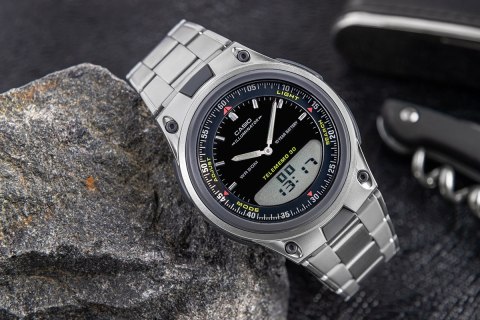 Zegarek Męski Casio DUAL AW-80D-1AVDF + BOX CASIO Zegarek Męski Casio DUAL AW-80D-1AVDF + BOX CASIO