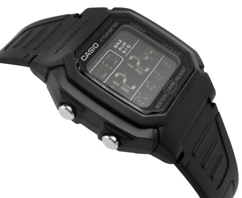 Zegarek Męski Casio W-800H-1BVDF + BOX CASIO Zegarek Męski Casio W-800H-1BVDF + BOX CASIO
