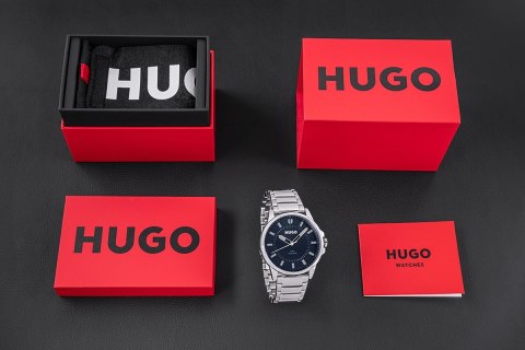 Zegarek Męski Hugo First 1530186 + BOX Hugo Boss Zegarek Męski Hugo First 1530186 + BOX Hugo Boss