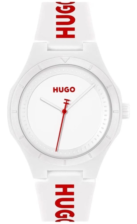 Zegarek Męski Hugo Lit For Him White 1530345 + BOX Hugo Boss Zegarek Męski Hugo Lit For Him White 1530345 + BOX Hugo Boss