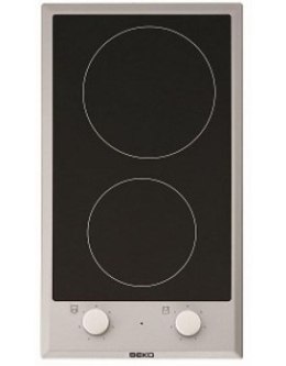 Płyta ceramiczna Beko HDCC 32200 X (2 pola grzejne; kolor inox) BEKO