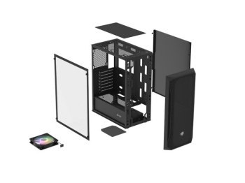 Fury Shobo SH4 RGB czarna Fury Fury Shobo SH4 RGB czarna Fury