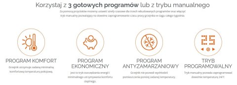 WARMTEC Grzejnik Konwektorowy EGW-15C WARMTEC Grzejnik Konwektorowy EGW-15C