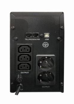 ENERGENIE ZASILACZ AWARYJNY UPS AVR 2000VA LCD 3X C13 2X SCHUKO USB RJ45 ENERGENIE