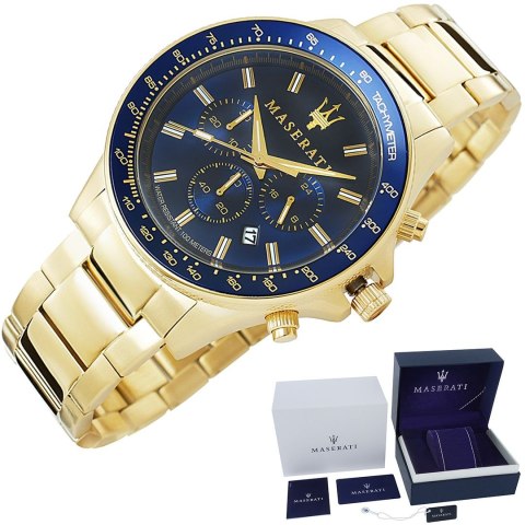 Zegarek Męski Maserati Sfida R8873640008 + BOX Maserati Zegarek Męski Maserati Sfida R8873640008 + BOX Maserati