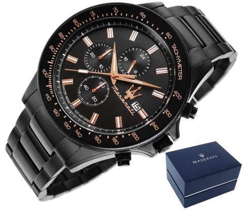 Zegarek Męski Maserati Sfida R8873640011 + BOX Maserati Zegarek Męski Maserati Sfida R8873640011 + BOX Maserati