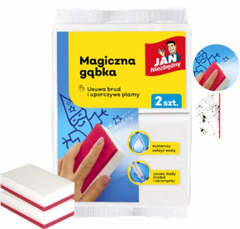 Jan Niezbędny Magiczna Gąbka 10 szt. Jan Niezbędny Magiczna Gąbka 10 szt.