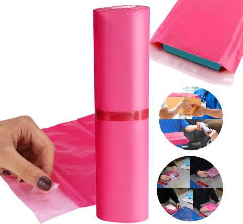 Foliopaki Kurierskie Różowe B4 260x350mm - 1000 szt. Foliopaki Kurierskie Różowe B4 260x350mm - 1000 szt.