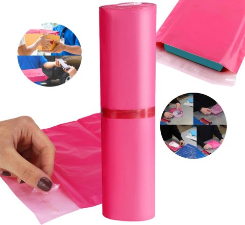 Foliopaki Kurierskie Różowe B4 260x350mm - 1000 szt. Foliopaki Kurierskie Różowe B4 260x350mm - 1000 szt.