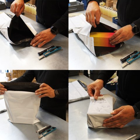 Foliopaki Kurierskie Białe XL 500x600mm - 500 szt. Foliopaki Kurierskie Białe XL 500x600mm - 500 szt.