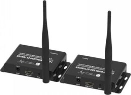 Techly 365634 Bezprzewodowy Extender HDMI Full HD 1080p 60Hz, 5.8GHz, do 50m Techly