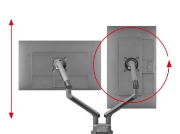 One For All DM7210 Uniwersalny uchwyt do monitora ARM, DESIGN, SMART, DUAL, czarny, 2x 13''-35'' 9kg One For All One For All DM7210 Uniwersalny uchwyt do monitora ARM, DESIGN, SMART, DUAL, czarny, 2x 13''-35'' 9kg One For All