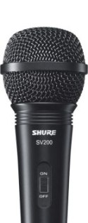 Shure SV200 - Mikrofon dynamiczny uniwersalny kardioidalny włącznik kabel
