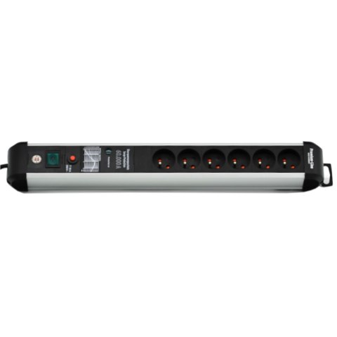 Listwa przeciwprzepięciowa Premium Protect line 6 gniazd 3m 60.000 czarno/srebrna Brennenstuhl 1391014600 Listwa przeciwprzepięciowa Premium Protect line 6 gniazd 3m 60.000 czarno/srebrna Brennenstuhl 1391014600