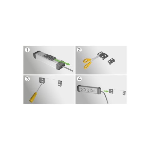 Listwa przeciwprzepięciowa Premium Protect line 8 gniazd 3m 60.000 czarno/srebrna Brennenstuhl 1391014800 Listwa przeciwprzepięciowa Premium Protect line 8 gniazd 3m 60.000 czarno/srebrna Brennenstuhl 1391014800