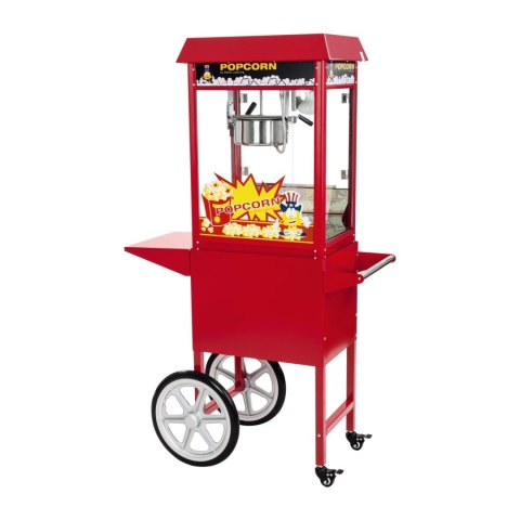 Mobilna maszyna do popcornu z wózkiem na kółkach Mobilna maszyna do popcornu z wózkiem na kółkach