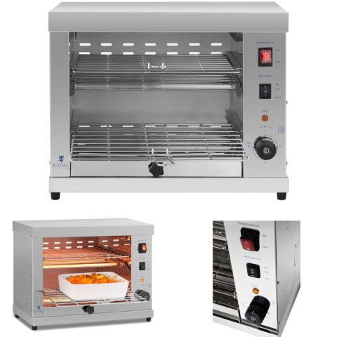 Podwójny toster opiekacz salamander 3250W Podwójny toster opiekacz salamander 3250W