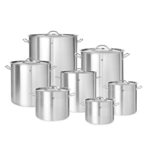 Garnek Budget Line z pokrywką 37 l śr. 360 x 360 h - Hendi 834404 Garnek Budget Line z pokrywką 37 l śr. 360 x 360 h - Hendi 834404