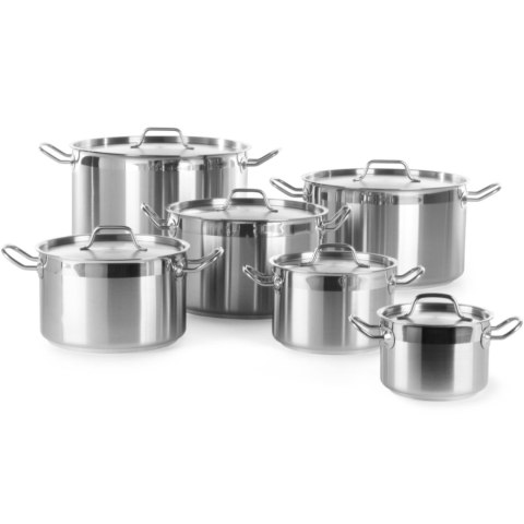 Garnek niski Profi Line z pokrywką 12 l śr. 320 x 150 h - Hendi 830604 Garnek niski Profi Line z pokrywką 12 l śr. 320 x 150 h - Hendi 830604