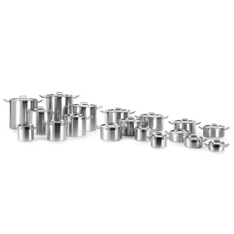 Garnek niski Profi Line z pokrywką 12 l śr. 320 x 150 h - Hendi 830604 Garnek niski Profi Line z pokrywką 12 l śr. 320 x 150 h - Hendi 830604