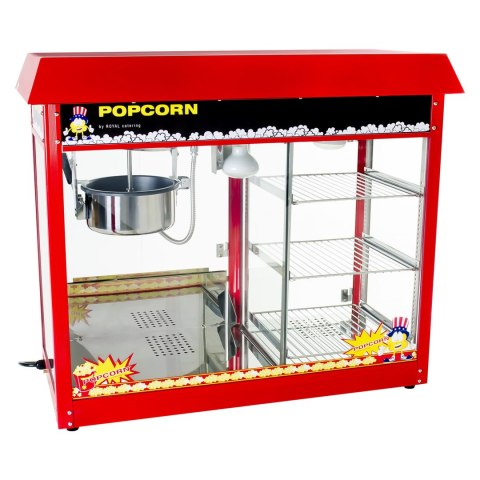 Maszyna do popcornu z witryną grzewczą Royal Catering Maszyna do popcornu z witryną grzewczą Royal Catering