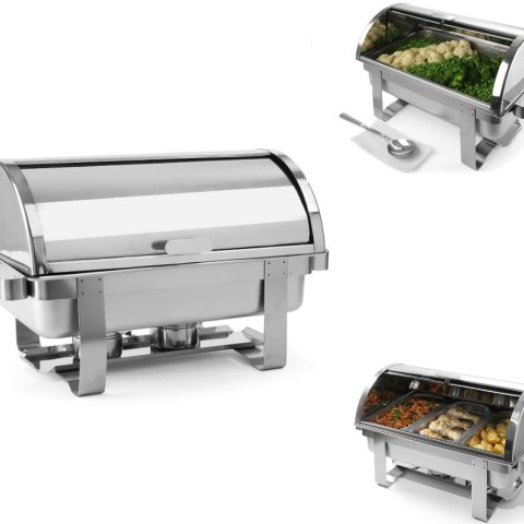 Podgrzewacz do potraw HoReCa na pastę GN 1/1 Rolltop - Hendi 470206 Podgrzewacz do potraw HoReCa na pastę GN 1/1 Rolltop - Hendi 470206