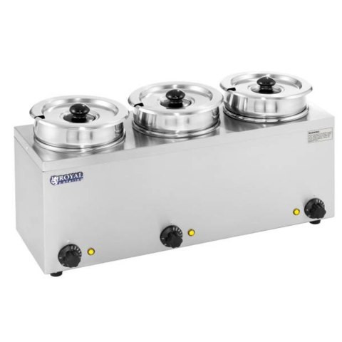 Bemar elektryczny podgrzewacz do zupy 450W 230V 3 x 3.8L Bemar elektryczny podgrzewacz do zupy 450W 230V 3 x 3.8L