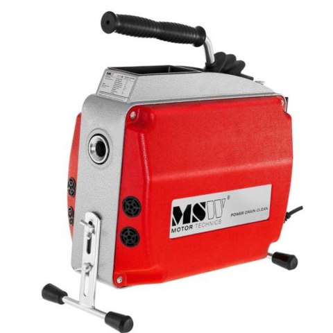 Elektryczna maszyna przepychacz udrażniacz do rur śr. 20 - 150 mm MSW POWER DRAIN CLEAN 2.3E + akcesoria Elektryczna maszyna przepychacz udrażniacz do rur śr. 20 - 150 mm MSW POWER DRAIN CLEAN 2.3E + akcesoria