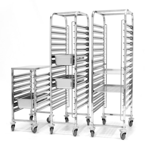Wózek stalowy do transportu tac blach piekarniczych 15 x 60x40cm - Hendi 810651 Wózek stalowy do transportu tac blach piekarniczych 15 x 60x40cm - Hendi 810651