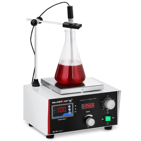 Mieszadło magnetyczne laboratoryjne 100deg;C timer + mieszadełka Mieszadło magnetyczne laboratoryjne 100deg;C timer + mieszadełka