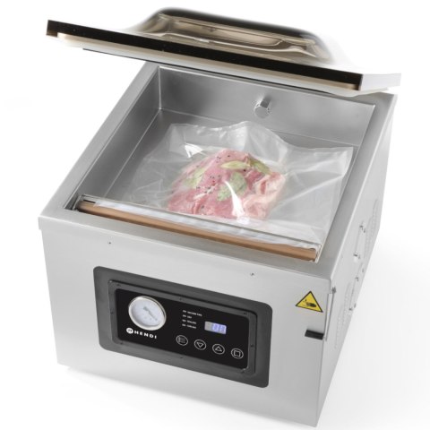 Pakowarka próżniowa komorowa z pompą olejową 410mm 1000W PROFI LINE 410 Hendi 201442 Pakowarka próżniowa komorowa z pompą olejową 410mm 1000W PROFI LINE 410 Hendi 201442