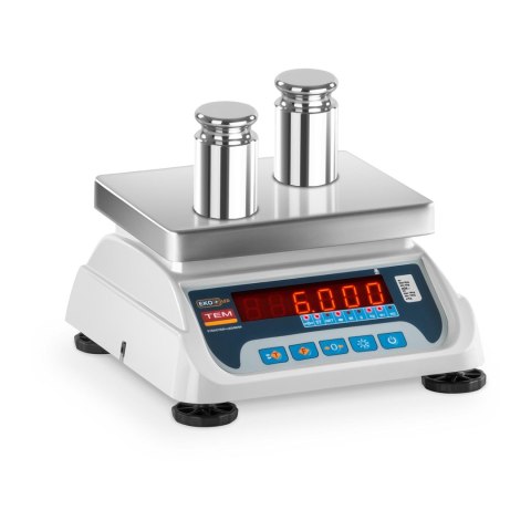 Waga sklepowa handlowa z legalizacją BEKO+ TEM RS232 6kg / 2g Waga sklepowa handlowa z legalizacją BEKO+ TEM RS232 6kg / 2g