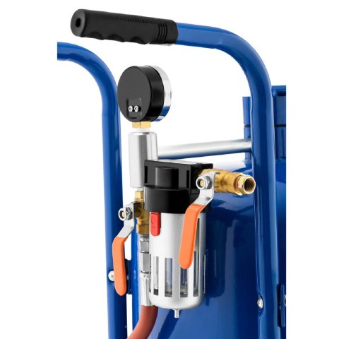 Piaskarka syfonowa mobilna z regulacją ciśnienia 60-125 psi 40 l Piaskarka syfonowa mobilna z regulacją ciśnienia 60-125 psi 40 l