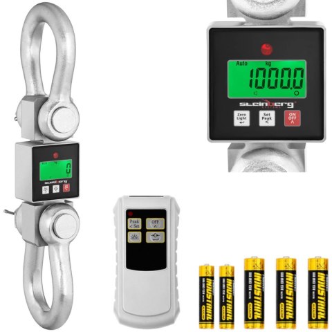Waga hakowa podwieszana magazynowa z pilotem LCD do 10000 kg Waga hakowa podwieszana magazynowa z pilotem LCD do 10000 kg