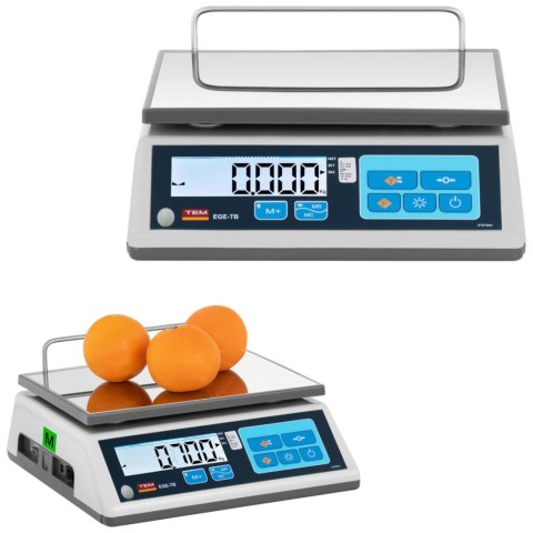 Waga sklepowa handlowa 30 kg / 10 g LCD M LEGALIZACJA Waga sklepowa handlowa 30 kg / 10 g LCD M LEGALIZACJA