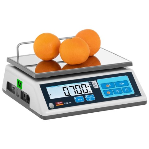 Waga sklepowa handlowa 30 kg / 10 g LCD M LEGALIZACJA Waga sklepowa handlowa 30 kg / 10 g LCD M LEGALIZACJA